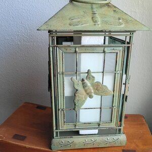 Decorative Butterfly  Metal Lantern